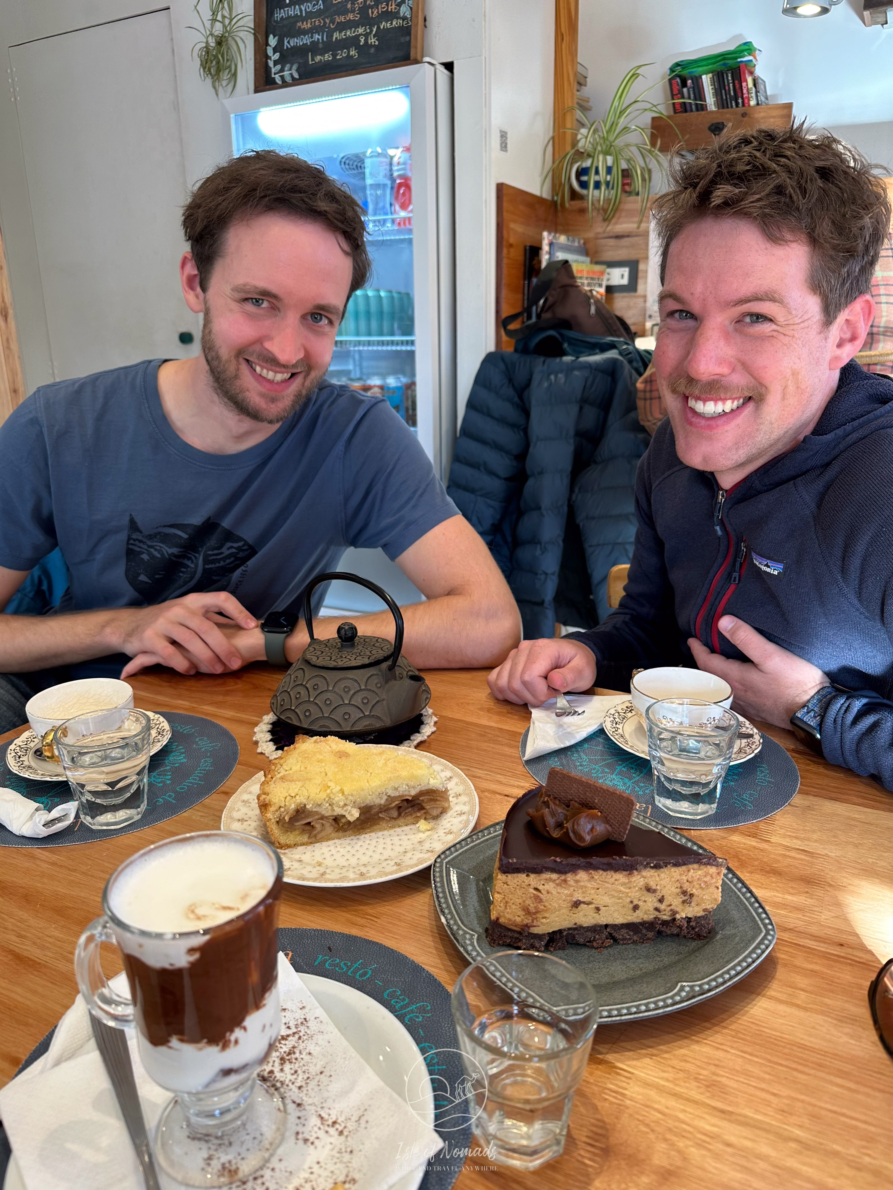 Lots of cakes and good food is what fueled our hiking in Patagonia