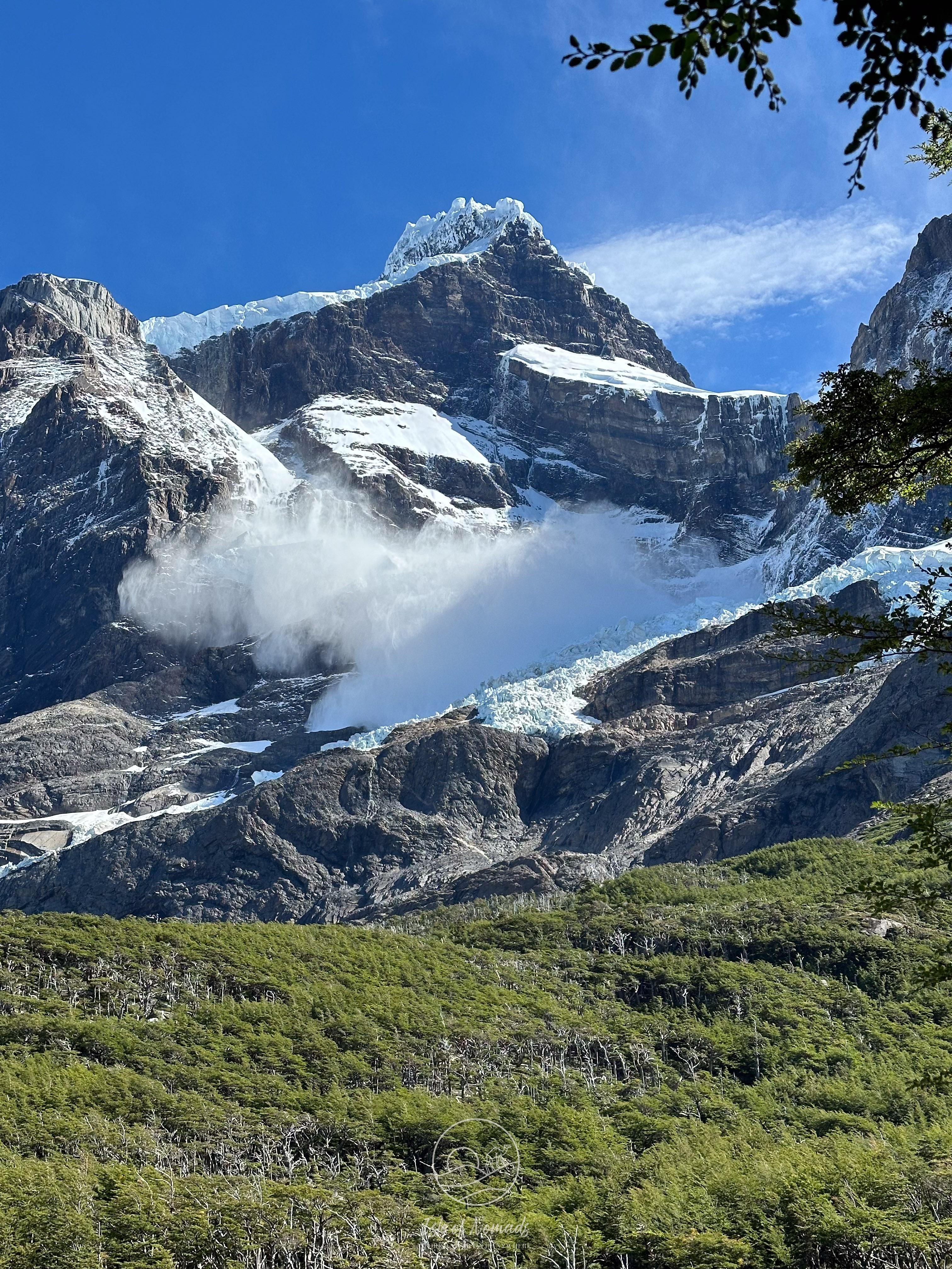 This was amazing, we saw a huge avalanche on the other side of the mountain when hiking in the French Valley