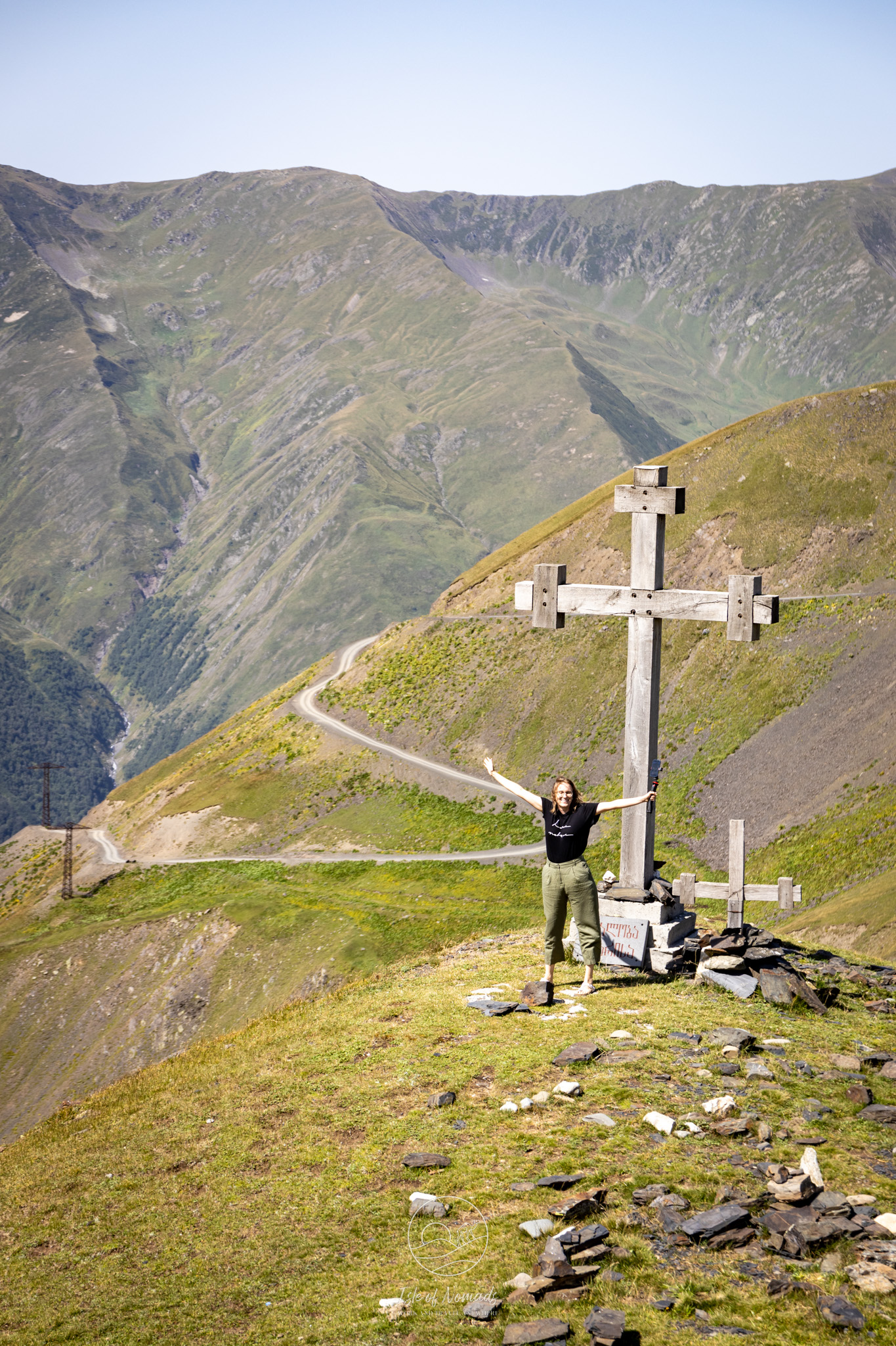 You can tell Laura was relieved when we reached the top
