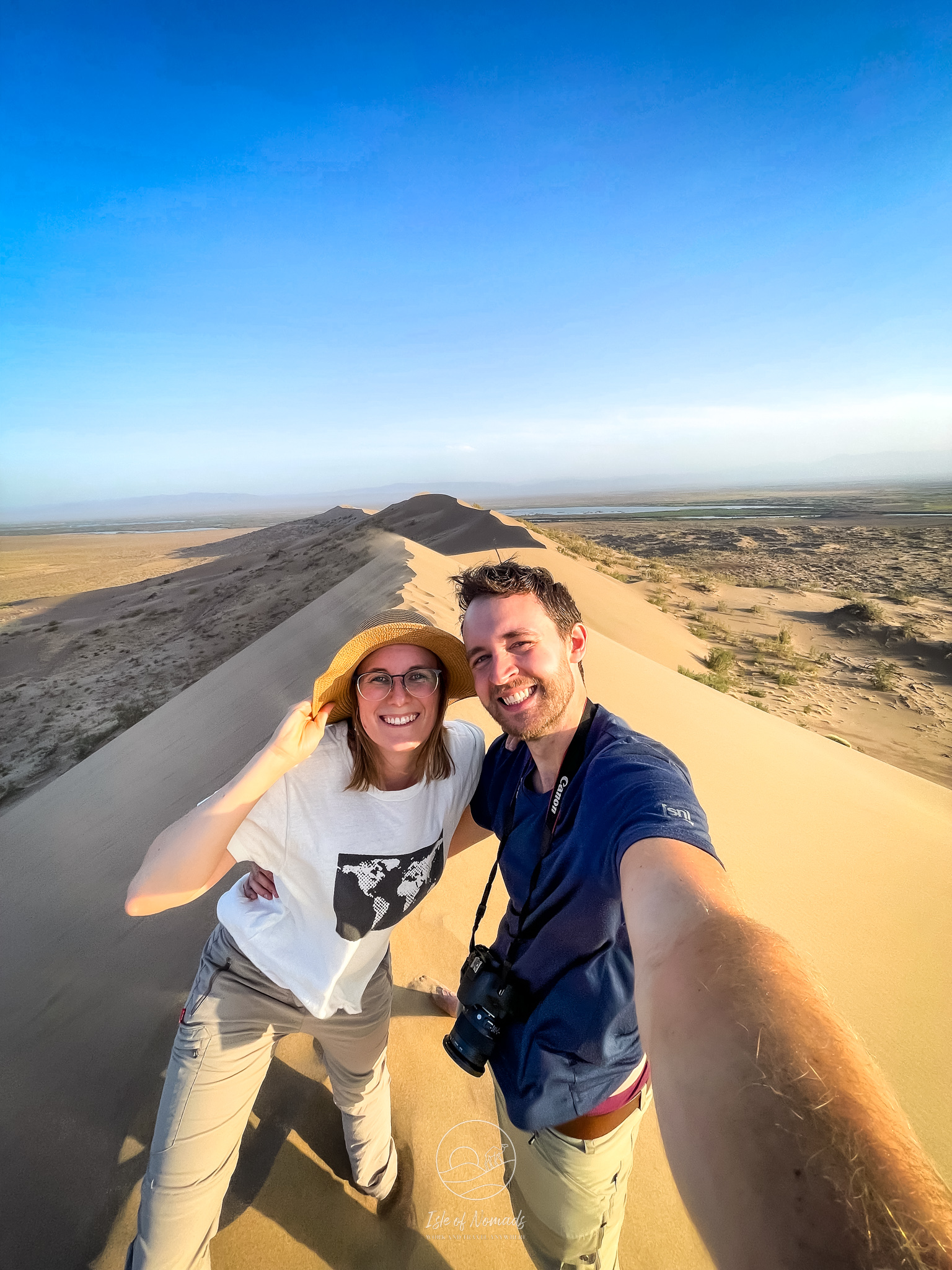 ...but it's really exhausting to climb it (and windy!)