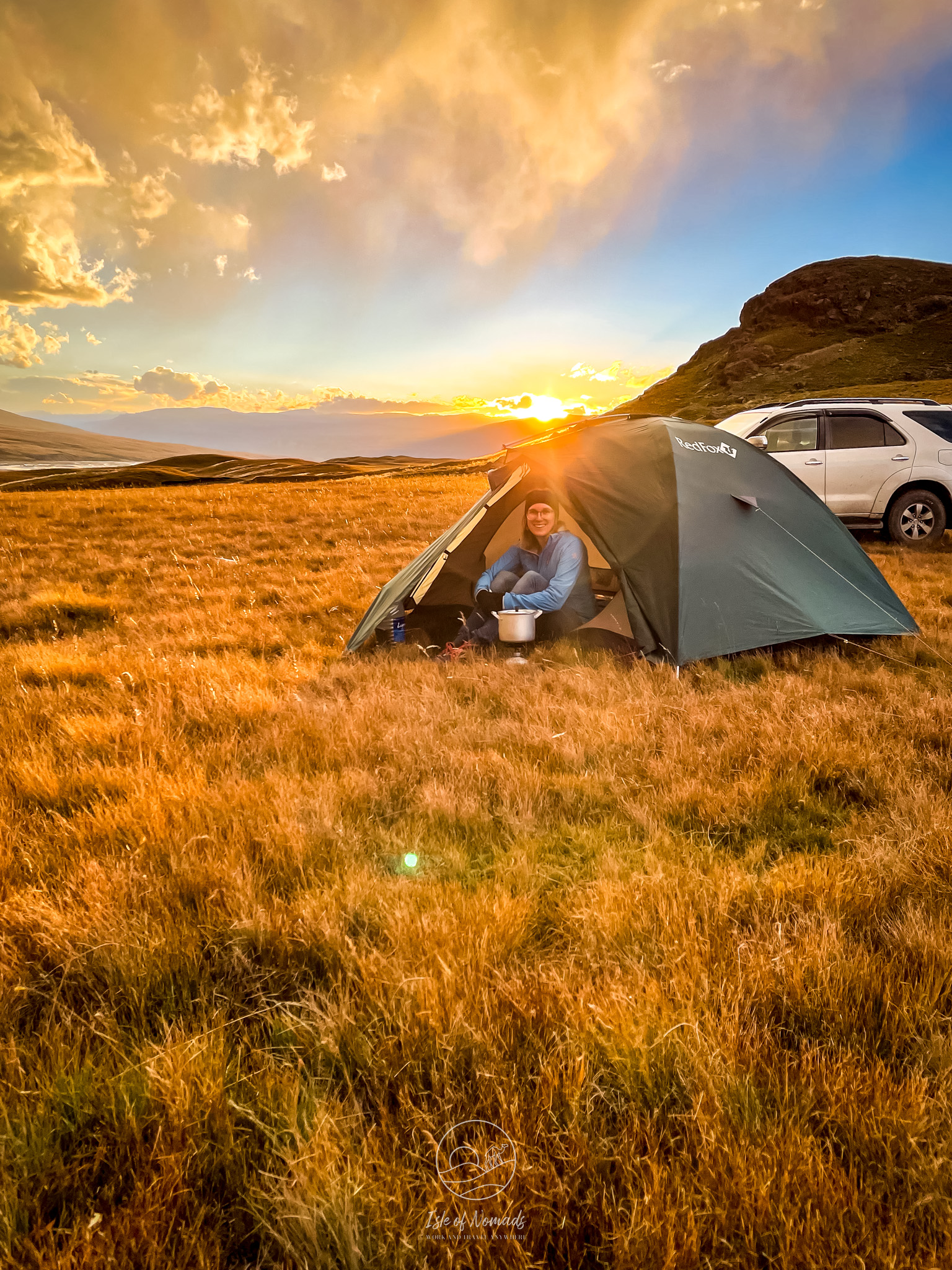 Because it was freaking cold when we were in Sary Jaz end of August!