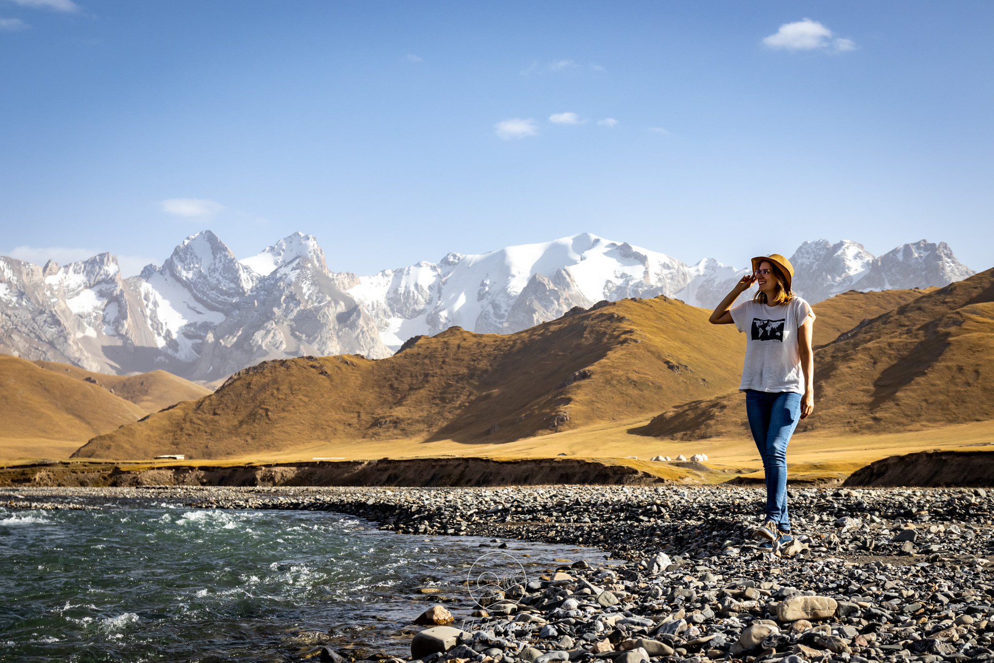 At the Kel Su base camp