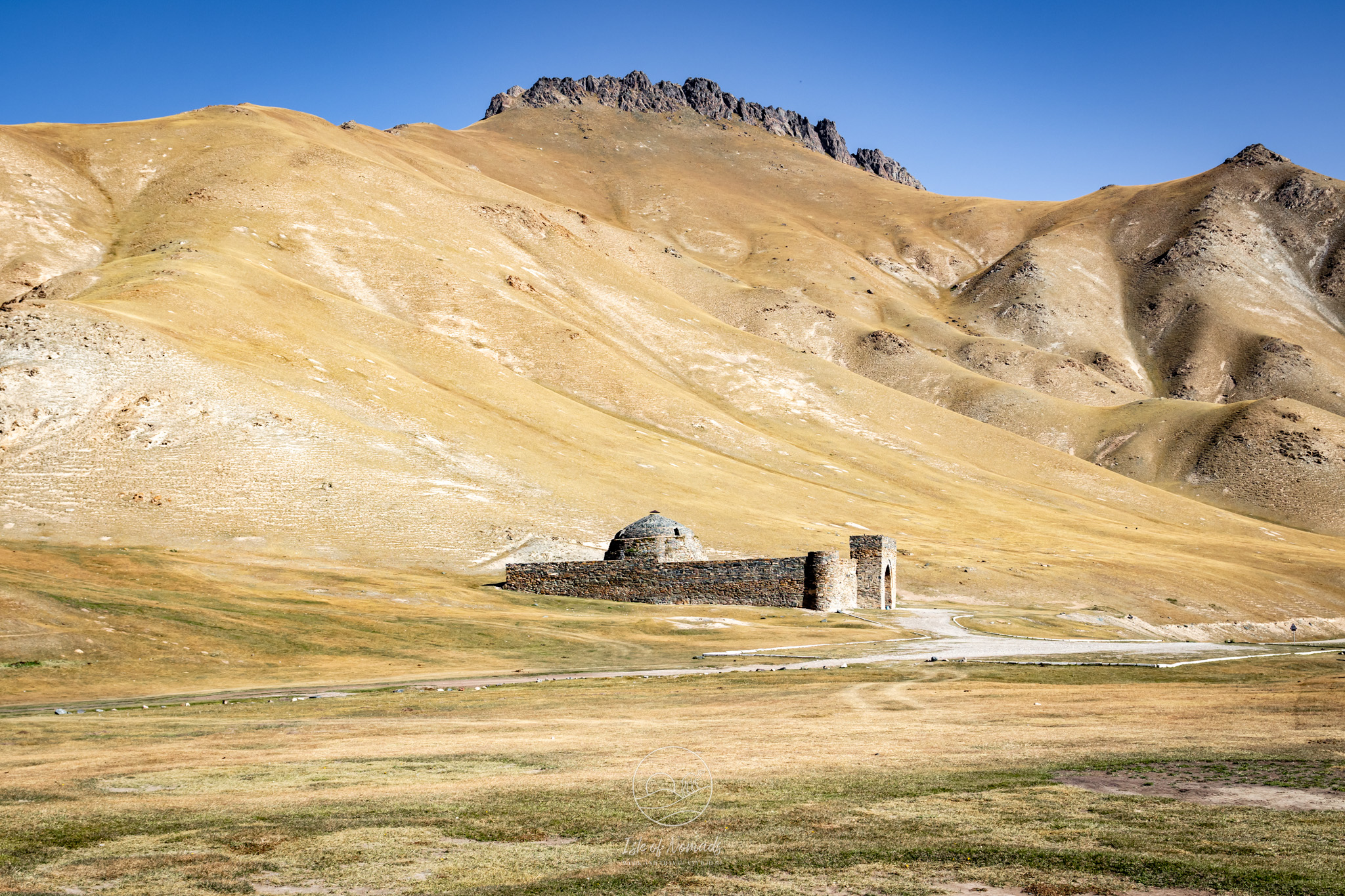 Tash Rabat is a 15th-century stone caravanserai and was once a main stop along the silk road