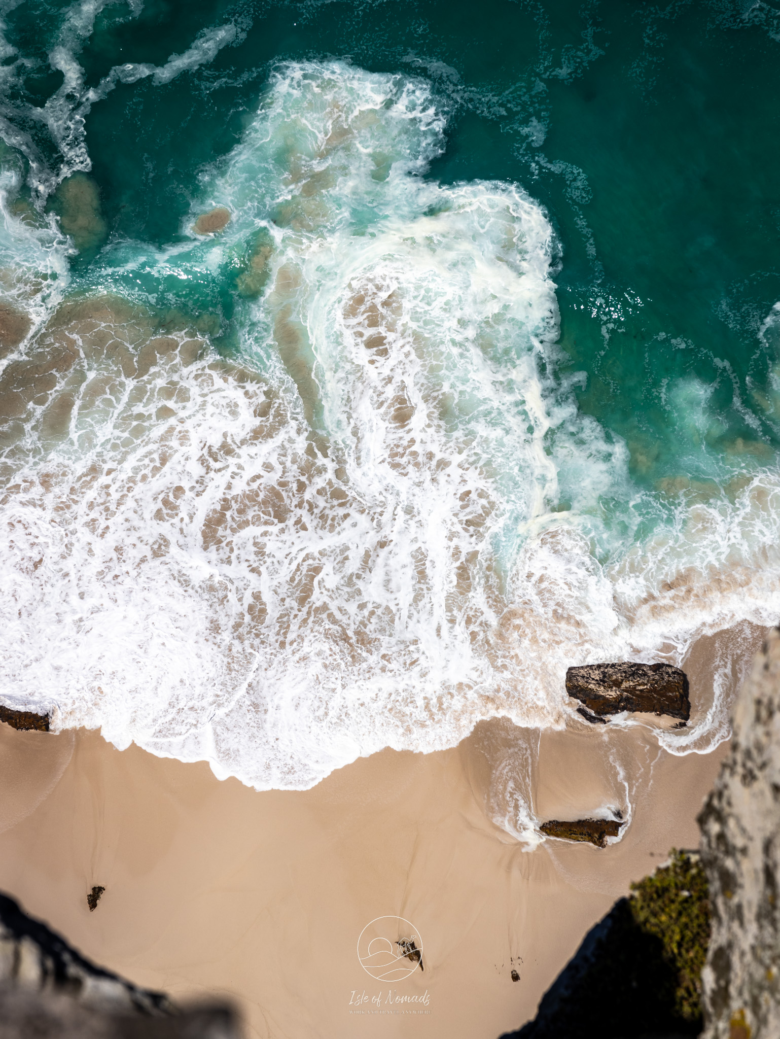 The beautiful waters of the Cape Peninsula, as seen from Cape Point
