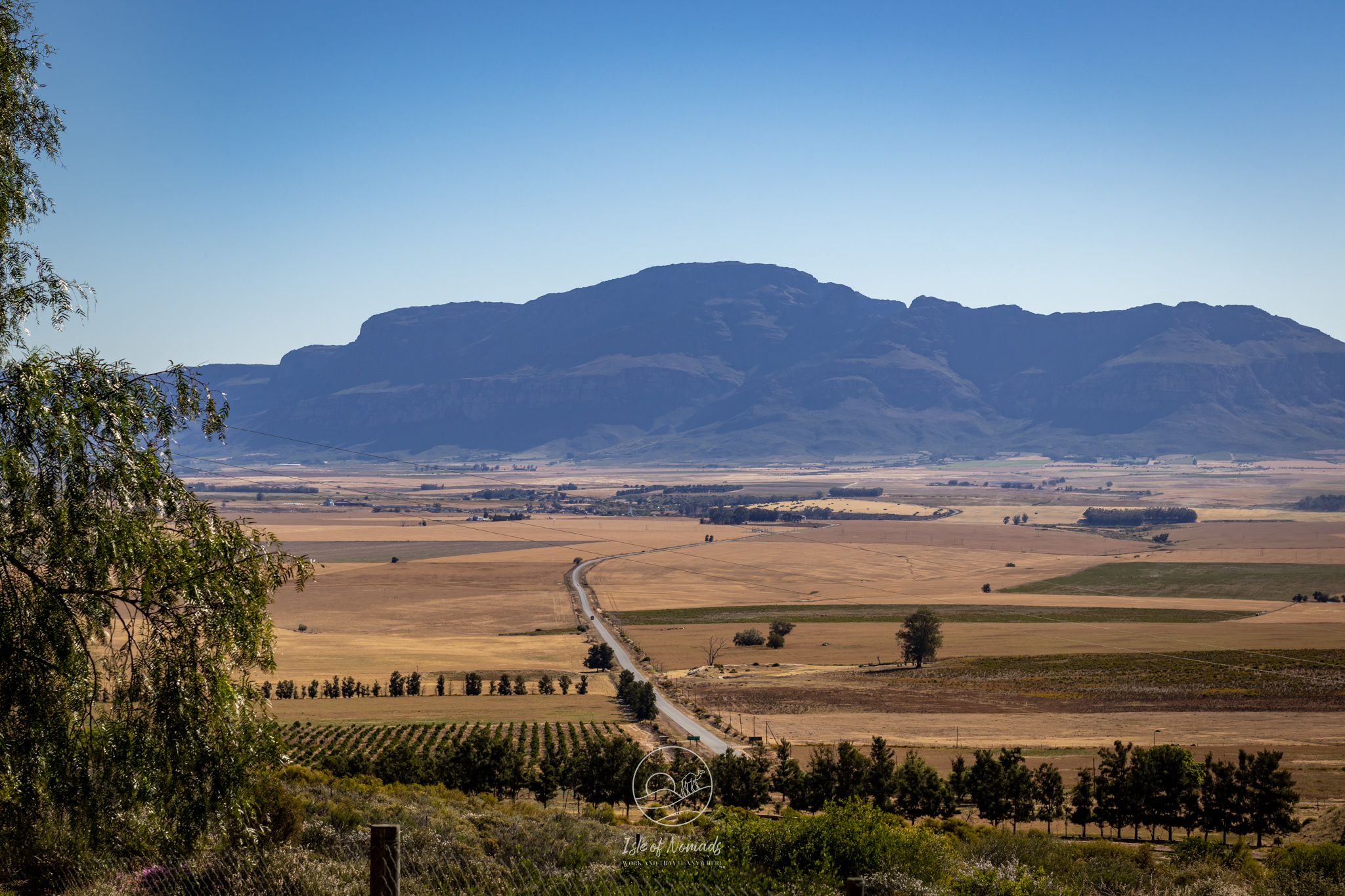 Views across the Wine Region around Stellenbosch